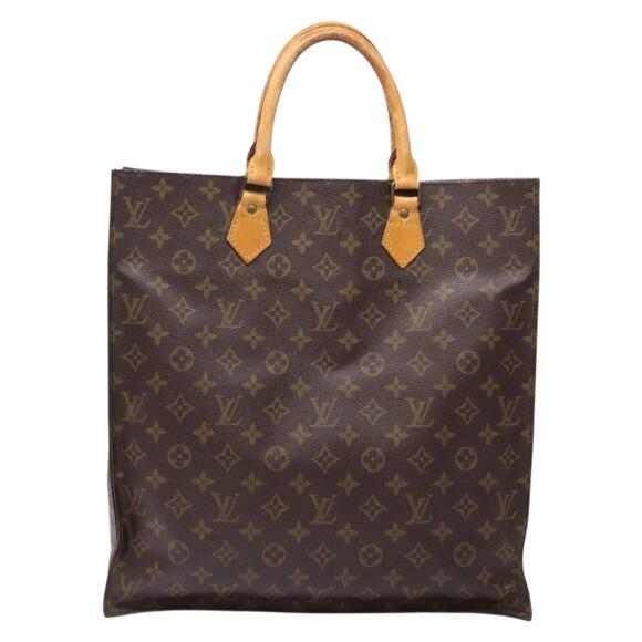 LOUIS VUITTON Monogram Sac Plat Hand Bag M51140 - Picture 2 of 12